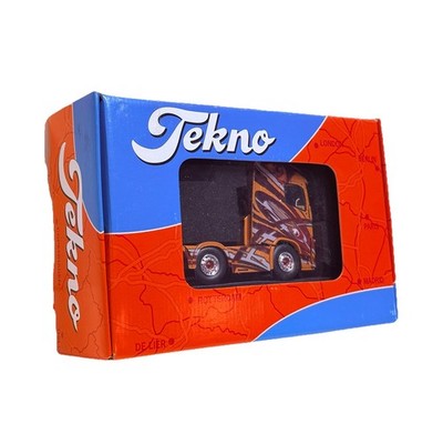 Tekno 70810 074000B Volvo Guldager LKW Modell 1:50 Neuwertig OVP #M60