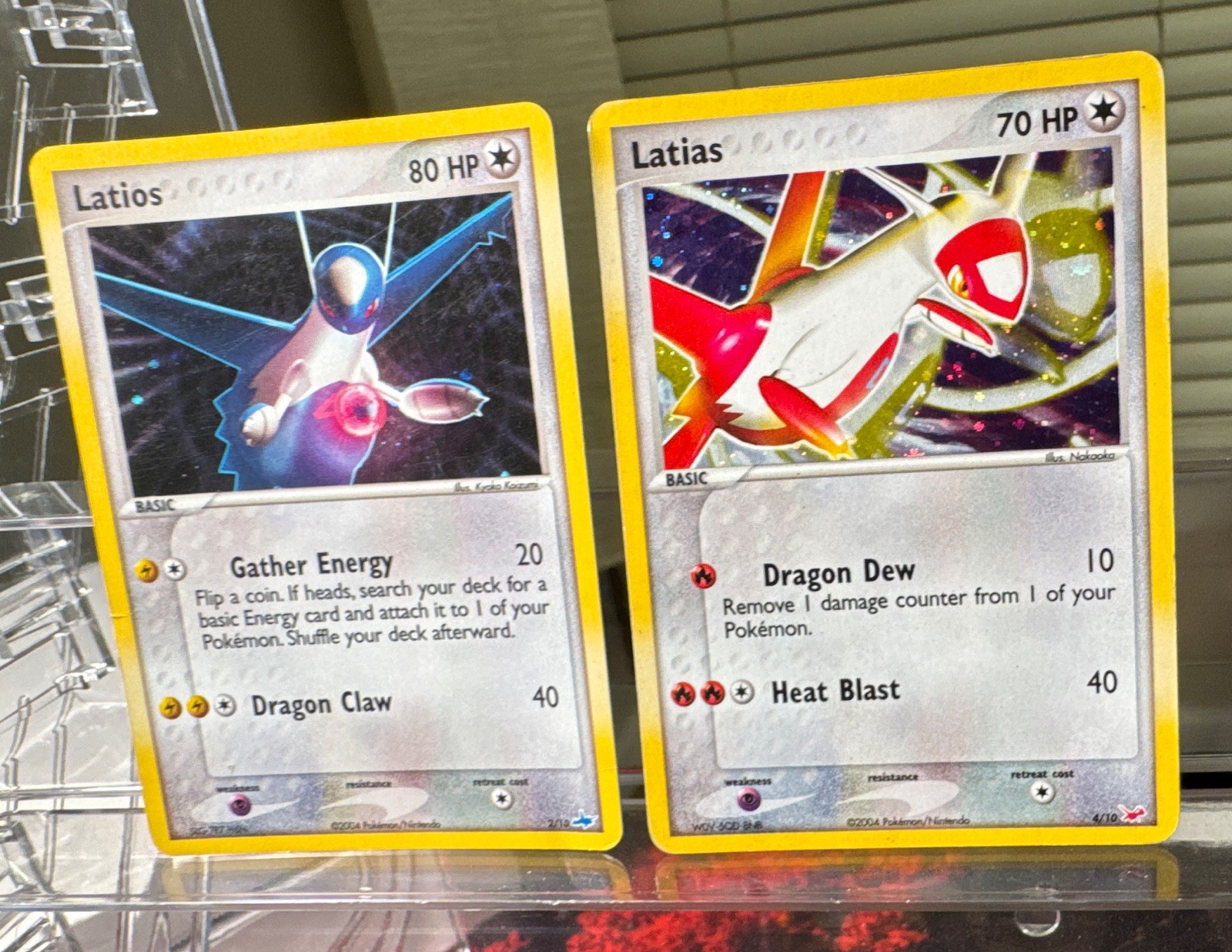 Latios and latias Pokemon EX trainer kit LP