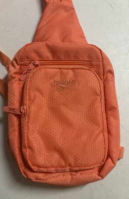 REEBOK Cosmos Crossbody Sling Bag Back Pack Light Orange Coral Color Lightweight