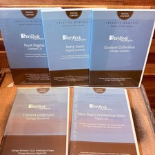 Creative Memories StoryBook Creator Plus 5 CD Bundle Sealed