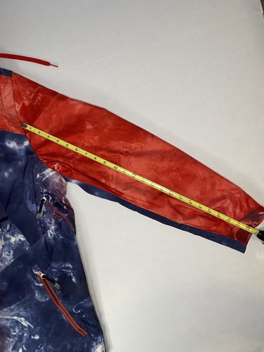 Vintage Spyder C’s Ripper Jacket Men’s M Red Blue Galaxy Print Ski Snow Coat - Picture 17 of 24
