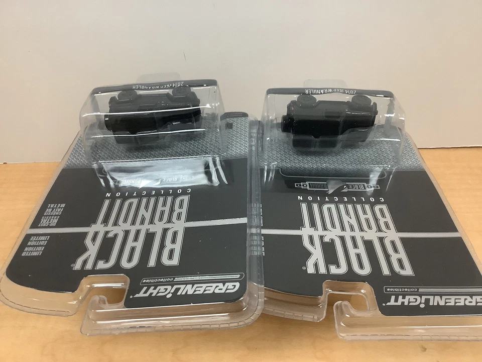 *LOTE DE 2* 2014 Jeep Wrangler Black Bandit Series Greenlight Edición Limitada Foto 4 de 4