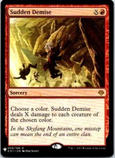 Sudden Demise 059/106 The List Reprints  R Normal NM