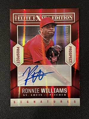 Ronnie Williams 2014 Elite Extra Edition Auto /499 98 Cardinals