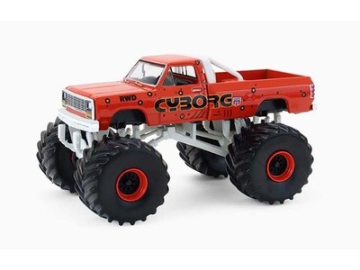 1990 Dodge Ram D250 Cyborg Diecast 1:64 Scale Monster Truck - Greenlight 49160E