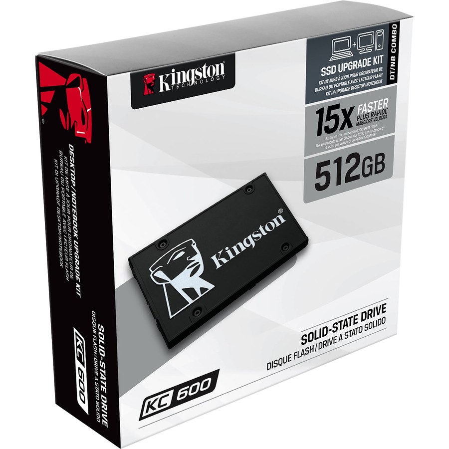 Kingston KC600 Internal State Drive 512GB SATA 2.5