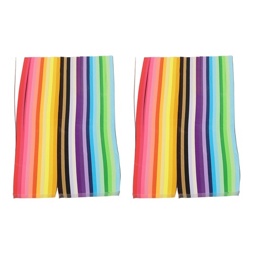 2700 arkuszy Paski papierowe gwiazd 27 kolorów Wakacje Zrób to sam Dwustronny papier składany - Zdjęcie 22 z 22