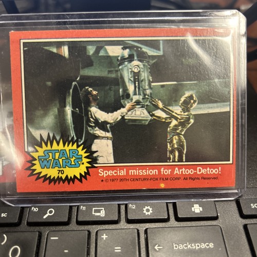 1977 Topps Star Wars #70 Special mission for Artoo-Detoo! — TAG (grade unconfirmed)