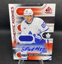 2022-23 SP Game Used Semyon Der-Arguchintsev Authentic Rookies Jersey Auto /149