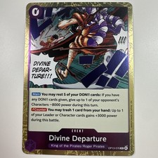Divine Departure Rare (R) OP13-076 Carrying On His Will English Foil