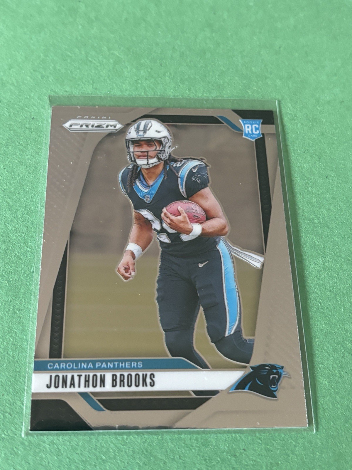 2024 Panini Prizm JONATHON BROOKS Rookie RC Silver Prizm #357 Carolina Panthers