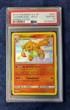 2019 POKEMON SUN & MOON HIDDEN FATES #SV7 CHARMELEON-HOLO PSA 10