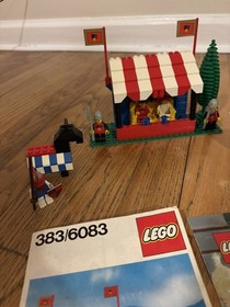 Vintage 1979 LEGO Castle set - Knight's Joust Tournament 6083 383 - 99.9% Read