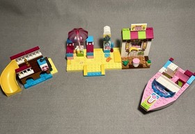 Lego Friends Lot 41133 41315 10747 Amusement Part Heartlake Surf & Beach Holiday