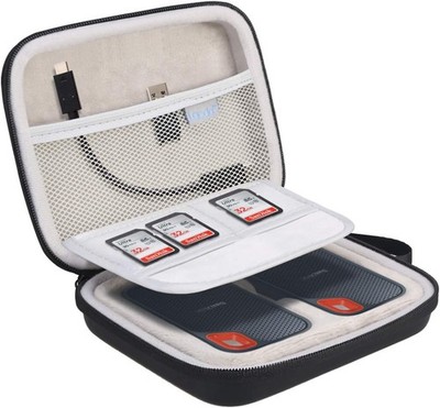 Lacdo 2-in-1 Hard Drive Carrying Case for SanDisk Extreme Portable External SSD