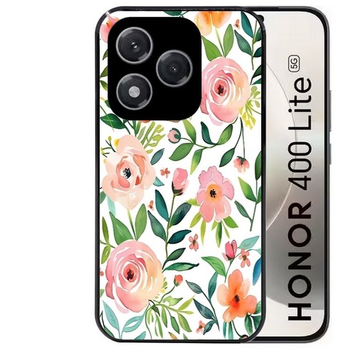 Coque Arrière TPU Noire Avec Imprimé Léopard Rose Pour Honor 400 LITE - Marque Taperso, Neuf