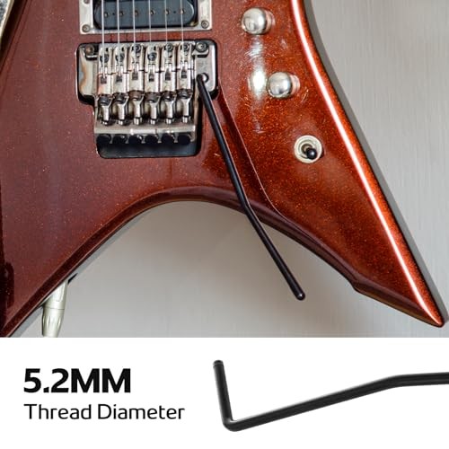 gazechimp 5.2mm Tremolo System Parts, Whammy Guitar Bar, Push-in Style 