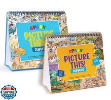 SPARK INNOVATIONS Picture Cards and Emotion Book, SEL Story Cards, Homeschool