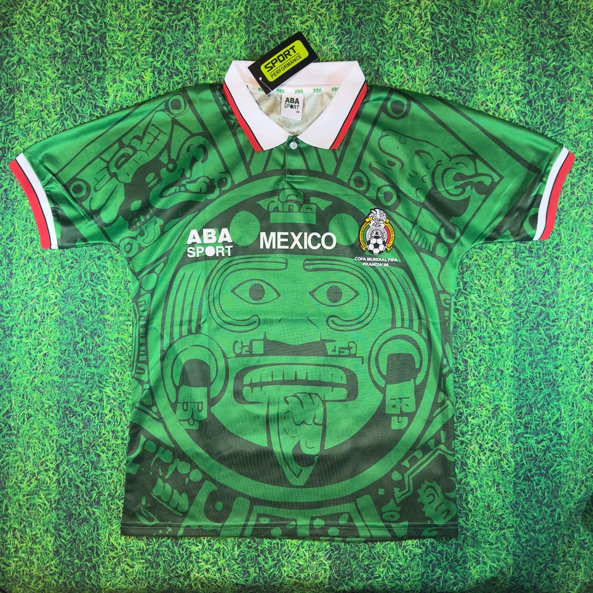 ABA Sport Mexico Jersey Seleccion Mexicana 1998 reedicion Men's