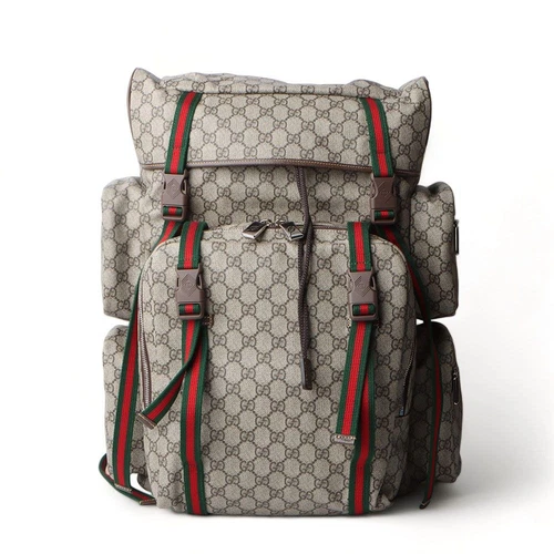 Sac à dos Gucci GG Supreme en ébène 761561 72334179
