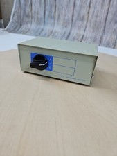 Vintage VGA Data Transfer Switch A/B Box 2 Position Video Switch No Power Needed