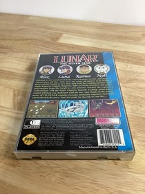 Lunar The Silver Star Sega CD CIB Complete w/ Foam TESTED