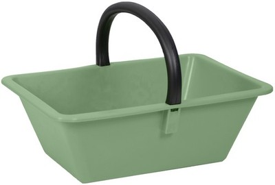 EDA Sammelkorb mit Griff 18 Liter Kunststoff grün