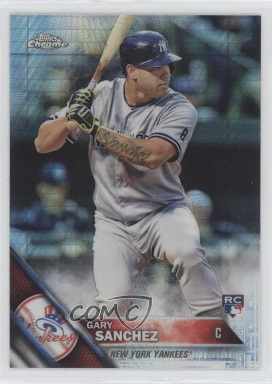 2016 Topps Chrome Prism Refractor Gary Sanchez #143 0f72