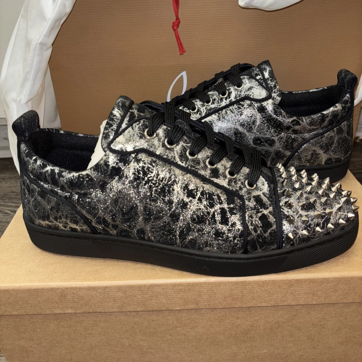 Christian Louboutin Blue Suede Casual Shoes for Men for sale | eBay