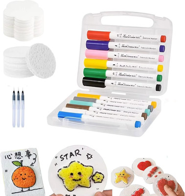 Magic Puffy Paint 3D Drawing Magic Canvas Sponge Foam Texture Blank Painting Pap