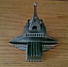 Vintage Paris Eiffel Tower Desk Decor Pen and Ink Stand ds17