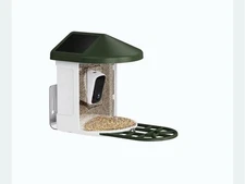 Harymor Bird Feeder Camera AI Identify Bird Species Solar Panel Smart Green