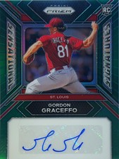 2024 Panini Prizm Baseball Sensational Signatures Gordon Graceffo #SS-GG Green
