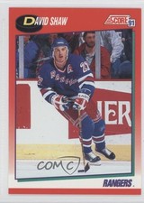 1991-92 Score Canadian David Shaw #161 0sf1