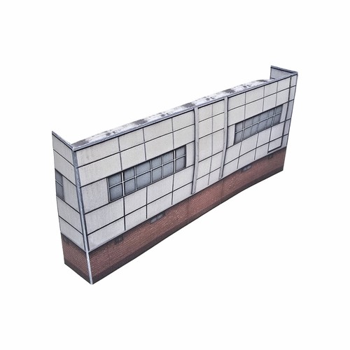 N Gauge Industrial Buildings Pack of 5 Card Low Relief Models 1/148 scale Set 68 - Picture 7 of 9