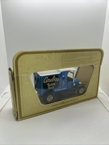 MATCHBOX MODELS OF YESTERYEAR 1:35 1912 FORD MODEL T - CEREBOS TABLE SALT - Foto 3 di 5