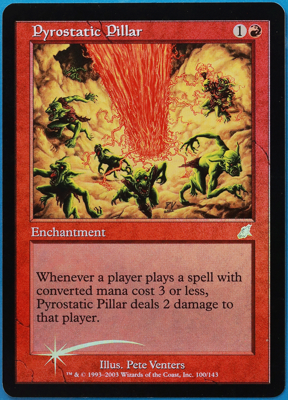 Pyrostatic Pillar FOIL Scourge NM Red Uncommon MAGIC CARD (ID# 500446) ABUGames