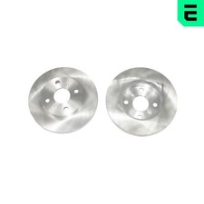 2x OPTIMAL Bremsscheiben Vorne für TOYOTA STARLET (EP91) PASEO Coupe (EL54)