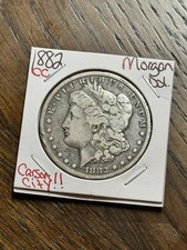 1882 CC Morgan Silver Dollar Nice FN Fine Carson City Mint Coin (Raw18441)
