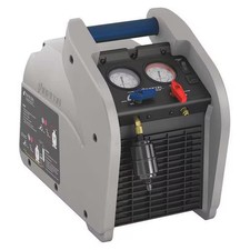 Dual Refrigerant Recovery Machine, Vapor: .5 lb/min, Liquid: 5.1 lb/min, 1  AC,