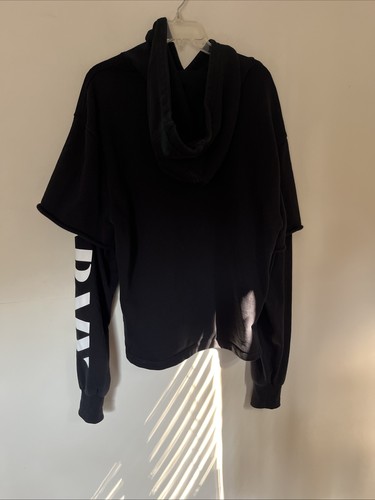 Aarmy M Layered Black Hoodie Graphic - Picture 6 of 11
