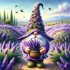 Gnome Diamond Art Kits for Adults, 5D Gnome Diamond Painting Kits for Adults, DI