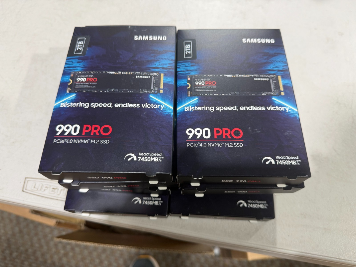 Buy Samsung 990 PRO 2TB M.2 NVMe Internal SSD - Black (MZ-V9P2T0B
