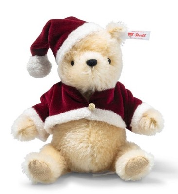 STEIFF DISNEY WINNIE THE POOH CHRISTMAS  EAN 356087 -7  -FREE US SHIPPING