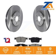 [Front] Disc Brake Rotors And Ceramic Pads Kit For Jaguar F-Pace