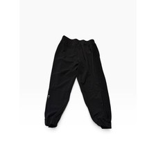 Ivivva by Lululemon Kids Black Active Joggers Pants Size 10 Reflective Logo