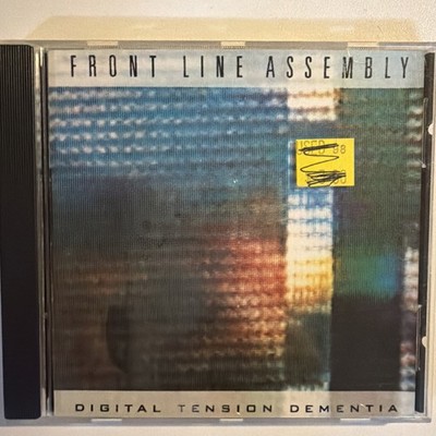 Front Line Assembly Digital Tension Dementia missing back insert CD EX/VG+ to G