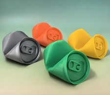 dented can Resin, plaster, soap,candle silicone mold