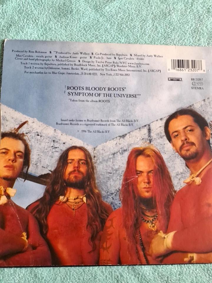 sepultura vinyl Roots Bloody Roots Single Vinyl Limitierte Edition RB 2370 - Bild 2 von 4