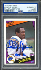 1984 TOPPS #181 HOF CHARLIE JONER PSA/DNA CERTIFIED GEM MINT 10 BLUE SIGNATURE